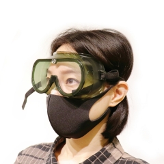 Customized transparent goggles with clear lenses for safety and epidemic prevention
