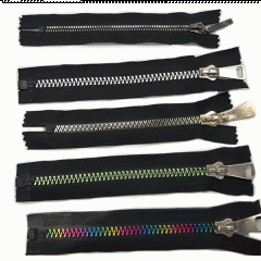 Multicolor metal zipper custom sportswear or tent high quality metal zipper