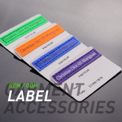 Oxford cloth label in clothing and other cloth accessories can print logo or design pattern Oxford cloth label