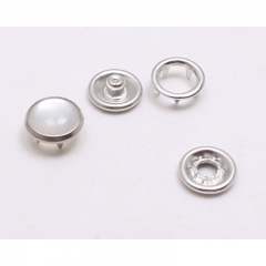 2021 hot sale rainbow color alloy snap button for cloyhing accessaries