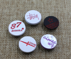 2021 Popular Manufacturers Wholesale Metal Custom Logo two tone colors denim jeans tack buttons for jeans coat and pants