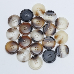 Advanced tooling suit jacket accessories resin pattern buttons accessories four-hole buttons factory direct sales