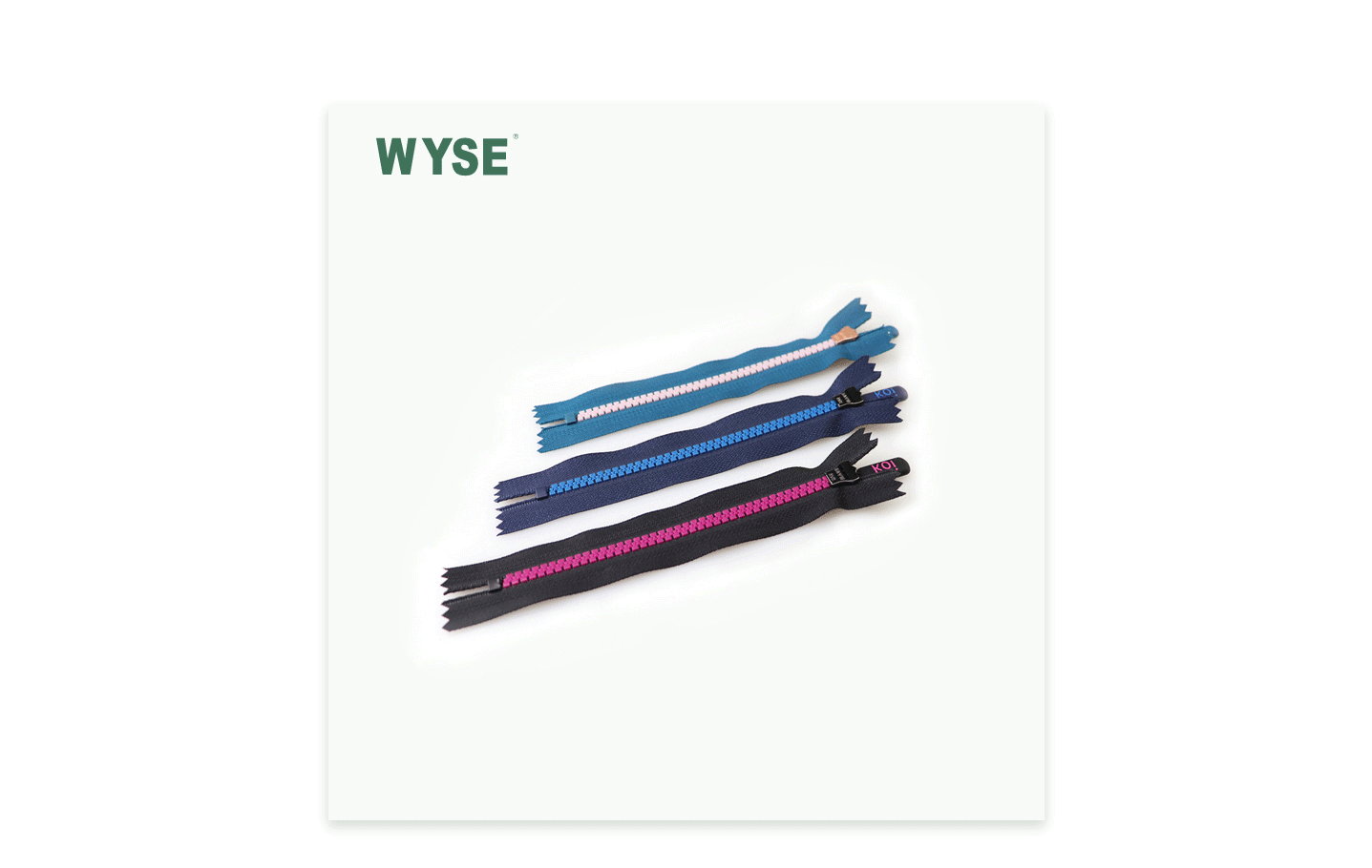 Plastic zipper Series