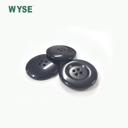 4H polyester solid button