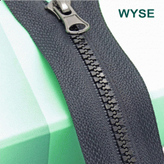 Double-sided corn tooth matte plastic zipper can be used for corn tooth zipper with strong down jacket tension