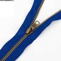 Double closed tail metal zipper high-end custom Y tooth metal zipper