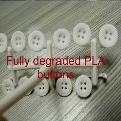 PLA Compostable biodegradable clothing tag, grain hook accessory PLA environmental protection button