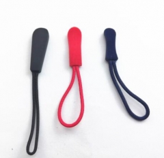 Wholesale Fancy Zipper Pulls Lanyard Rubber Zip Pullers For Bag Sliders