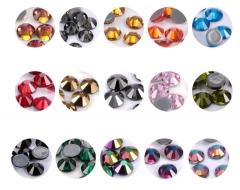 New design hot drilling DIY shiny rhinestones and diamond nail art glass bling crystal decorative rhinestone