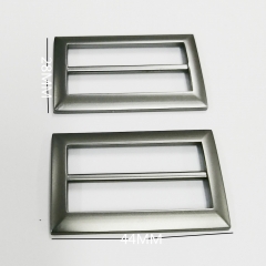 OEM zinc alloy tri -glide inner 35MM metal accessories adjustable buckle for bags and belts
