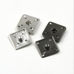 New Design Fancy Custom square Metal magnetic Sewing Snap fasteners Buttons push buttons for garment accessories jacket shirt