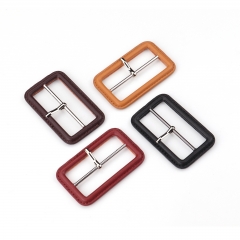 Wholesale 2021 New Decorative Colorful Leather Covered Buckle Belt Buckle for Garment