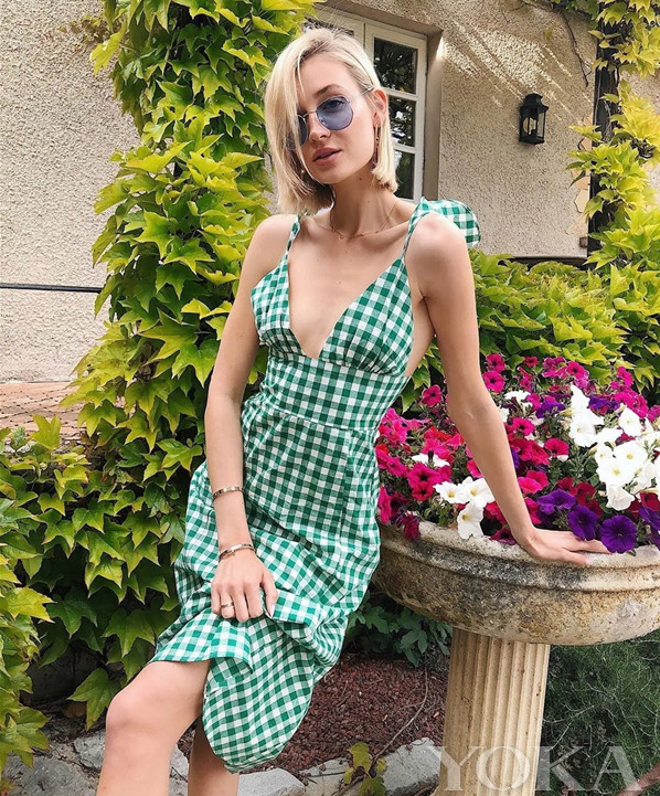 The spirit of the little holiday is all in the Gingham pattern