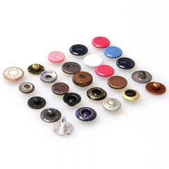 Customize coat jeans buttons pin metal logo button gold plated irregular shape shank jeans buttons and rivets for Denim Jeans