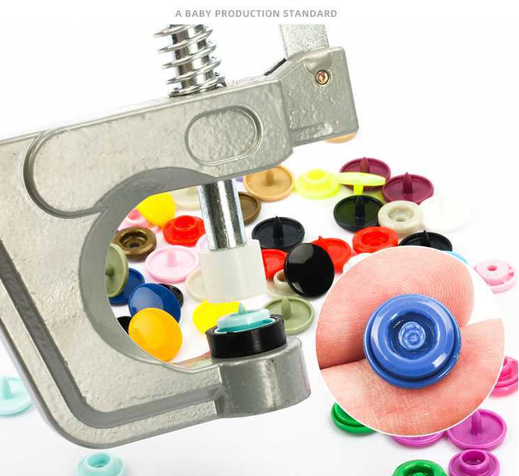 WYSE POM T3 T5 T8 Customized Fastener Press Stud Buttons Color Plastic Snap Button For Baby Kid Clothes Garment