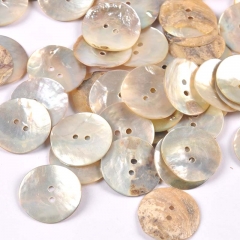 Natural Mother Of Pear Shell Buttons For Clothing Sewing Accessories Scrapbooking DIY Crafts Garment Decoration tr0399