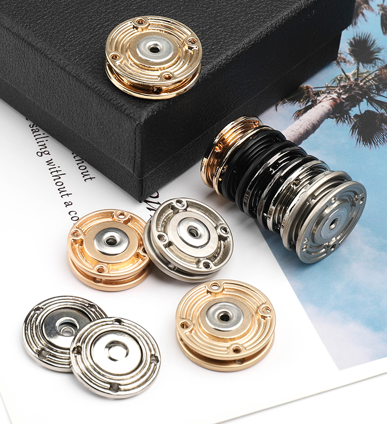 23/25mm Magnetic Snaps Purse handbag Clasp Quality Metal Button DIY Bag Craft