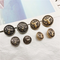 Dropshipping Center Sewing Supplies and Accessories Round Vintage Buttons for Clothing Craft Supplies DIY Garment Jacket Buttons