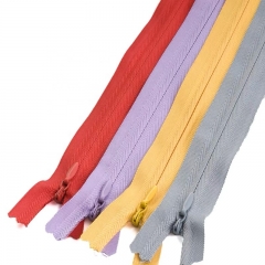 Invisible nylon zipper Cloth-edge drop-top skirt Back zipper