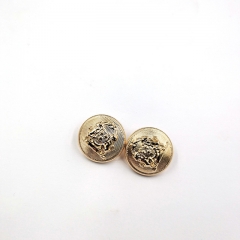 Factory Direct Supply Metal Button Round Small Fragrance Shirt Jacket Button Cuff Gold Hand Button