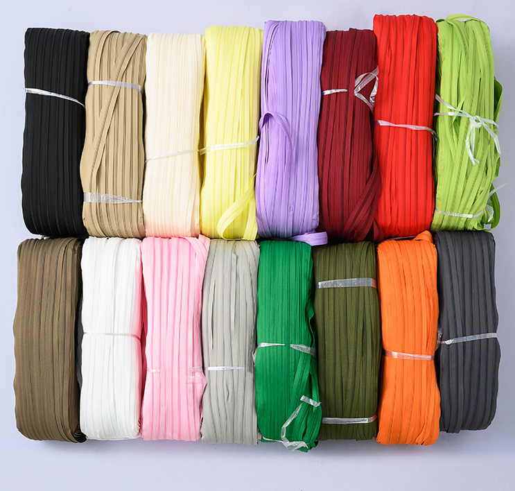 WYSE Wholesale Custom 3# 4# 5# 7# 8# 10# Nylon Coil Zipper Long Chain Roll Cierre For Garment/textile/bags/tent