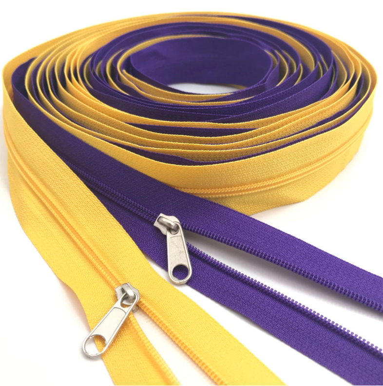 WYSE Wholesale Custom 3# 4# 5# 7# 8# 10# Nylon Coil Zipper Long Chain Roll Cierre For Garment/textile/bags/tent