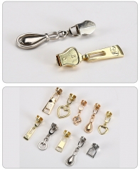 1000pc High Quality Metal Gold Zipper Slider Head Puller DIY Handwork Bag Luggage And Clothes