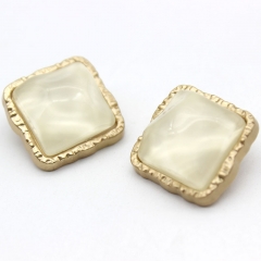 Custom Metal Buttons Square Jelly Phnom Penh Coat Buttons