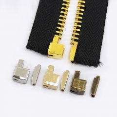 Custom 3#5#8#10# Nylon Resin Metal Zipper Stopper Open-end Zip Slider Repair Insert Box Pin Retainer Replacement Kits