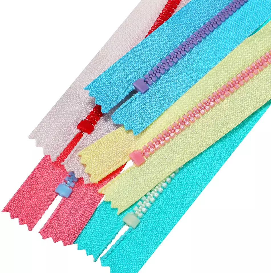 WYSE Resin Zippers Custom Plastic Home Textile Bag Shoe Garment Auto Lock Rainbow Color 7-15 Days Close-end Customized Colour
