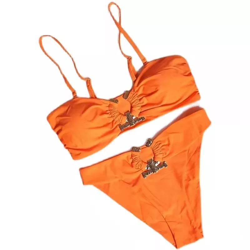 Custom Swimwear Bra Clip Underwear Decorative Accessories Rust Resistant Rose Gold Alloy Bikini Buckle For Swimwear