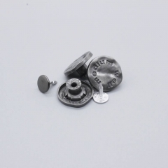 Customized Metal Zinc Buttons Design Metal Jeans Button Fashion Style button For Jeans
